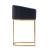 Louvre 36-inch Leatherette/Stainless Steel Counter Stool