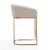 Louvre 36-inch Leatherette/Stainless Steel Counter Stool