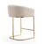 Louvre 36-inch Leatherette/Stainless Steel Counter Stool