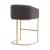 Louvre 36-inch Leatherette/Stainless Steel Counter Stool