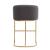 Louvre 36-inch Leatherette/Stainless Steel Counter Stool