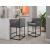 Ambassador 38-inch Leatherette/Metal Counter Stool