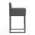 Ambassador 38-inch Leatherette/Metal Counter Stool