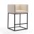 Embassy 34-inch Leatherette/Metal Counter Height Bar Stool