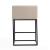 Embassy 34-inch Leatherette/Metal Counter Height Bar Stool