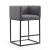 Embassy 34-inch Leatherette/Metal Counter Height Bar Stool