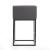 Embassy 34-inch Leatherette/Metal Counter Height Bar Stool