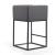 Embassy 34-inch Leatherette/Metal Counter Height Bar Stool