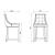 Fifth Ave 39.5-inch Leatherette/Wood Counter Stool