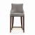 Shubert Leatherette/Beech Wood Counter Stool