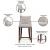 Shubert Leatherette Counter Stool