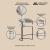 Augusta Leatherette/Metal Counter Stool