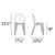 Basil Polypropylene/Leather/Wood Dining Chair