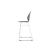 Basil Leatherette/Metal Counter Stool