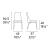 Etoile Fabric/Wood Customizable Upholstered Dining Chair