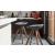 Palm Fabric/Wood Customizable Backless Stool