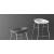 Palm Fabric/Metal Customizable Backless Stool