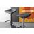 Palm Fabric/Metal Customizable Swivel Adjustable Height Stool