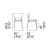 Fifties Fabric/Metal Customizable Upholstered Dining Chair w/Wooden Back