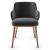 Foyer Upholstery/Wood Dining Armchair