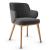 Foyer Bergen Fabric/Wood Dining Armchair
