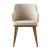 Foyer Bergen Fabric/Wood Dining Armchair