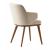 Foyer Upholstery/Wood Dining Armchair