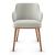 Foyer Bergen Fabric/Wood Dining Armchair