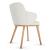 Foyer Bergen Fabric/Wood Dining Armchair