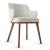Foyer Bergen Fabric/Wood Dining Armchair