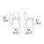 Foyer Fabric/Metal Customizable Upholstered Open-Back Dining Chair