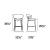 Oleandro Fabric/Metal Counter Stool