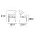 Oleandro Boucle Fabric/Wood Dining Chair
