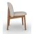 Abre Fabric/Wood Customizable Dining Chair
