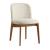 Abre Fabric/Wood Customizable Dining Chair