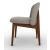 Abre Fabric/Wood Customizable Dining Chair