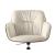 Cocoon Fabric/Metal Customizable Swivel Armchair w/Casters & Adjustable Height