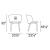 Sweel Kalix Fabric/Metal Dining Chair