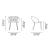 Anime Aspen Fabric/Metal Dining Chair