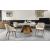 Icaro W62.9-inch Ceramic/Wood Customizable Round Dining Table