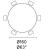 Abrey W62.9-inch Ceramic/Wood Customizable Round Dining Table