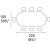 Abrey W78.7-inch Ceramic/Wood Customizable Oval Dining Table