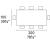 Abrey W78.7-inch Ceramic/Wood Customizable Rectangular Dining Table