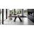 Apian W118.1-inch Ceramic/Metal Customizable Elliptical Dining Table