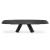 Apian W118.1-inch Ceramic/Metal Customizable Elliptical Dining Table