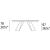 Apian W78.7-inch Ceramic/Metal Customizable Extendable Rectangular Dining Table