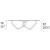 Breeze W98.4-inch Ceramic/Metal Customizable Elliptical Dining Table