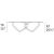 Breeze W118.1-inch Ceramic/Metal Customizable Elliptical Dining Table