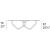 Breeze W98.4-inch Ceramic/Metal Customizable Rectangular Dining Table