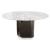 Twins Metal/Ceramic Round Dining Table